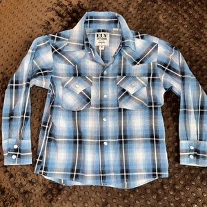 Boys western button down long sleeve